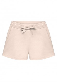 Knitted shorts for girls light pink