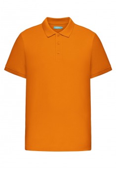 Jersey polo shirt for men orange