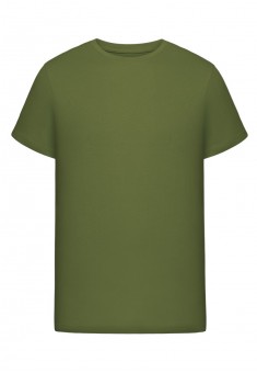 Трикотажная футболка для мужчины цвет хаки