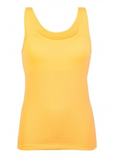 Top with an integrated bra yellow