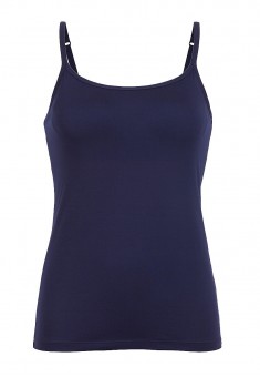 Strappy top with an integrated bra blue