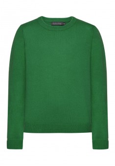 Knitted jumper for boy bright green