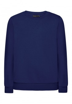 Knitted pullover for boy dark blue