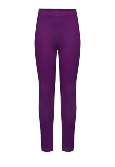 Jersey skinny trousers for girl plum