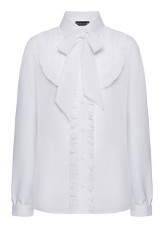 Блузка для девочки цвет белый
