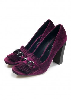Zapatos Violet para mujeres color burdeos