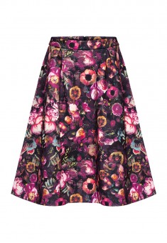 Floral print skirt multicolor