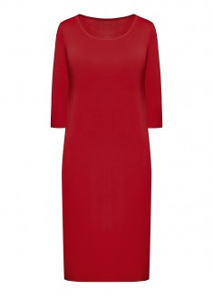 Jersey Dress dark red