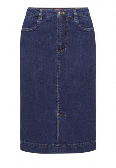 Юбка из джинсовой ткани для женщины цвет синий