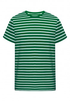 Mens Striped Tshirt green