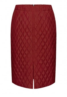 Insulated Quilted Skirt dark red