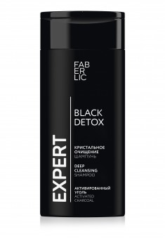 EXPERT serisi tüm saç tipleri için arındırıcı şampuan BLACK DETOX