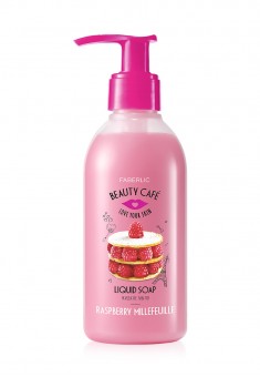 Жидкое мыло для рук Малиновый мильфей Beauty Cafe