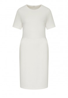 Short Sleeve Jersey Dress white