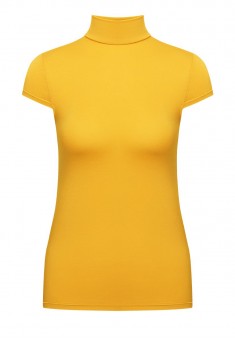 Short Sleeve Turtleneck yellow