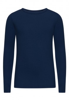 Camiseta térmica de manga larga para niño color azul