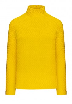 159W2303 трикотажный джемпер с длинным рукавом для женщины цвет желтый