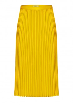 AccordionPleated Skirt yellow
