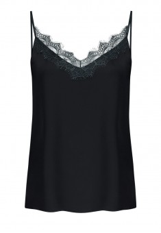 LaceTrimmed Top