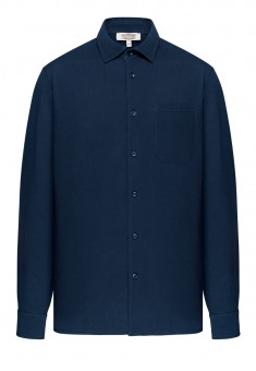 040M2604 трикотажная рубашка с длинным рукавом для мужчины цвет синий