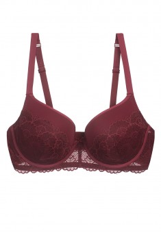 Carina PushUp Bra crimson