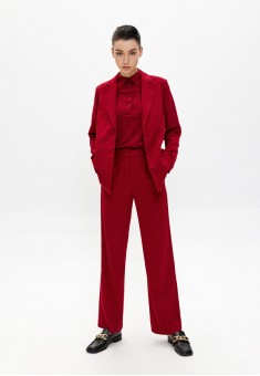 110W3202 брюки для женщины цвет темнокрасный