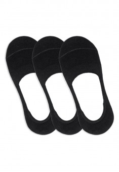NoShow Socks black 3 pairs