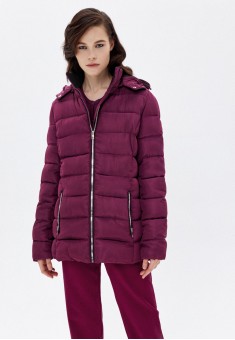 120W1105 утепленная куртка для женщины цвет сливовый