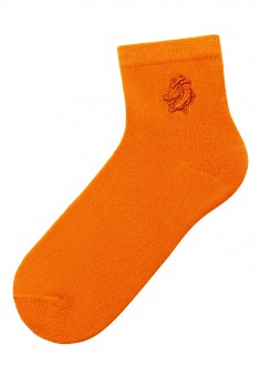 Носки со знаком зодиака Лев оранжевые