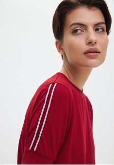 Short Sleeve Jumper burgundy