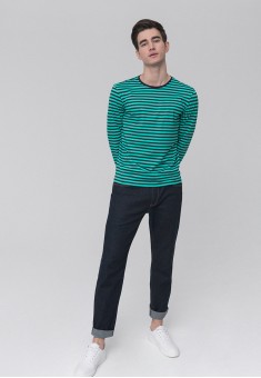 Striped Long Sleeve TShirt turquoise