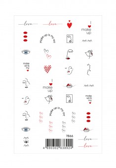 Переводные наклейки для дизайна ногтей  Transfer stickers for nail design