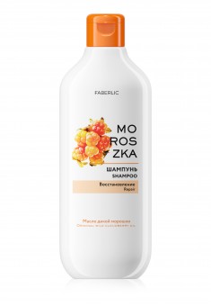 Zeper ýeten saçlar üçin şampuny bejermek Moroszka