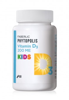 Biologiki taýdan işjeň iýmit goşundysy D3 witamini D3 Kids fitopolisi