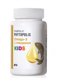 Биологически активная добавка к пище Омега3 с глицином Kids Фитополис
