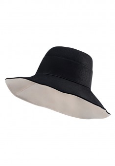 Шляпа двухсторонняя цвет чёрныйбежевый