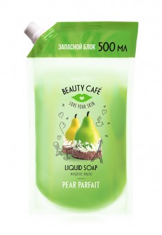 Beauty Cafe Pear Parfait Liquid Hand Soap 17 fl oz Refill