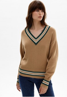 Knitted jumper beige