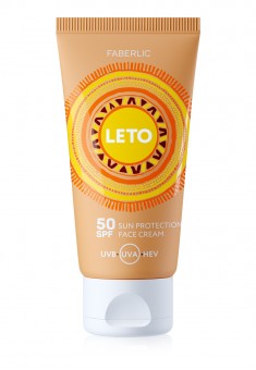 Crema de protección solar facial SPF 50 Leto