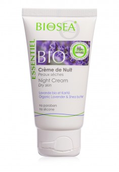 Восстанавливающий ночной крем для сухой кожи лица BIOSEA Essentiel 50 мл