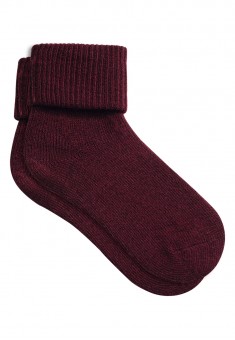 Wool Socks burgundy