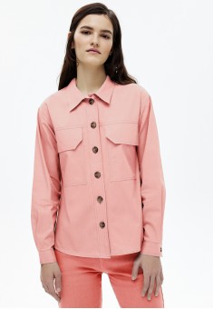 bluză cu mâneci lungi pentru femei culoare roz prăfuit