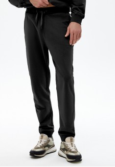 Mens French terry pants black