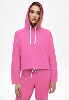 French Terry Hoodie pink