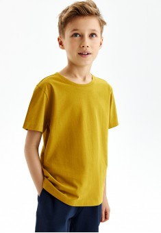 Camiseta para niño color caqui claro