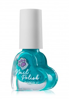 Glam Kitty WaterBased Nail Polish  shade Turquoise Ice