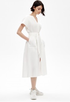 ShortSleeve Dress White