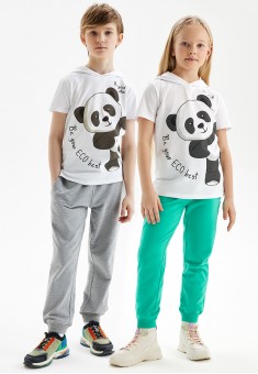 ShortSleeve TShirt for Kids ECO Cotton White