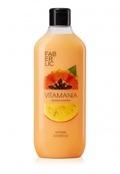 Витаминный гель для душа Манго  Папайя с фруктовыми кислотами серии Vitamania