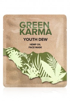 Маска для лица с маслом конопли серии Green Karma